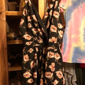 black short romper